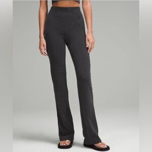 Lululemon Softstream Ribbed Flare Pants Tall Black